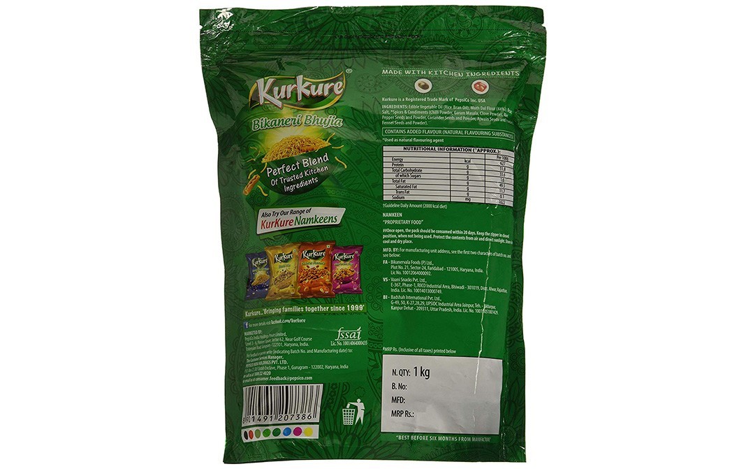 Kurkure Bikaneri Bhujia    Pack  1 kilogram